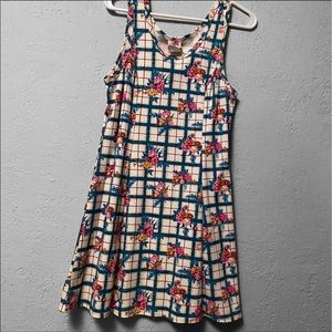 90s floral print dress